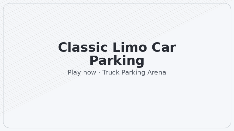 Classic Limo Car Parking
