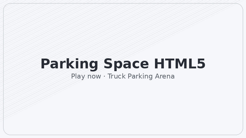 Parking Space HTML5